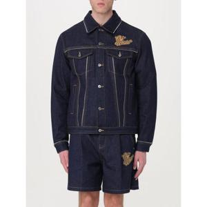오프화이트 데님 자켓 OMYE092S24DEN001 4522 Blue