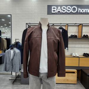 [바쏘옴므]이태리수입양가죽점퍼 wsy3ua12abr