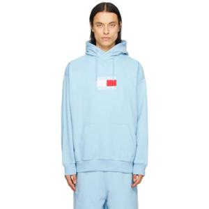 25 FW 타미진 남성 블루 플래그 후드티 231844M202007