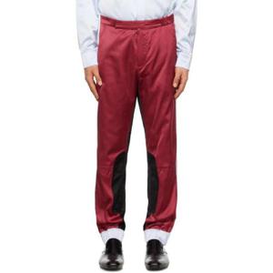 25 FW 드리스반노튼 남성 레드 패널 슬랙스 231358M191054