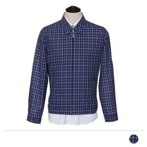 베닌스 체크 카라넥 집업 점퍼 (여름착용가능)