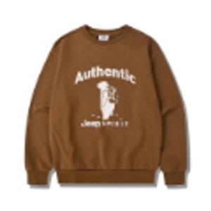 [지프]남여공용 곰프린트 맨투맨티셔츠(JP3TSU893)