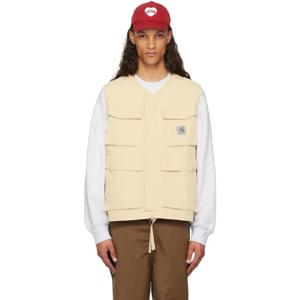 25 FW 칼하트 남성 베이지 발토 베스트 242111M185001