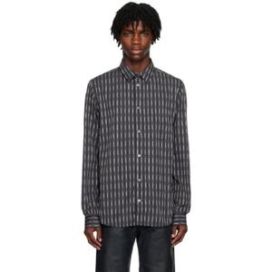 25 FW 우드우드 남성 블랙 티모시 셔츠 232378M192006