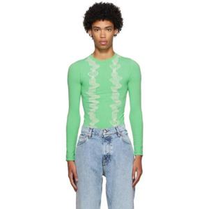 25 FW 이티스 남성   그린 에머리 셔츠 222640M201001