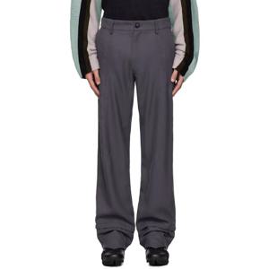 25 FW 키코 코스타디노브 남성 그레이 잭라이트 슬랙스 242985M191006