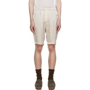 25 FW 니들스 남성 베이지 카우보이 스트링 쇼츠 241821M193001