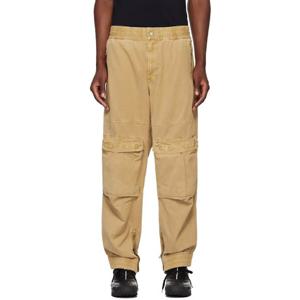 25 FW 디젤 남성 탠 비크 카고 팬츠 242001M188003