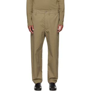 25 FW  남성 카키 캐롯 슬랙스 242646M191003