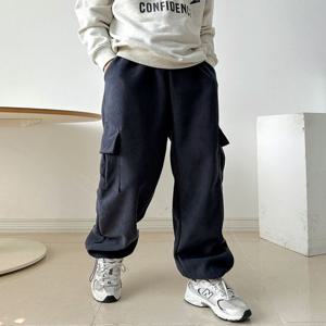 남성 Y2K 골덴 스트링 카고팬츠 허리밴딩 골덴바지