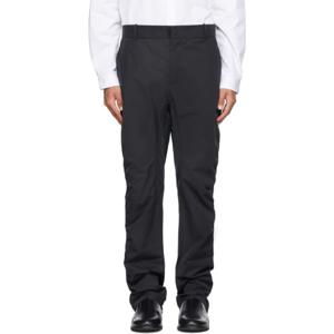 25 FW 어콜드월 남성 블랙 코튼 슬랙스 211891M190011