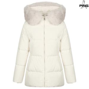 [핑골프][양말증정]여성 폭스퍼 후드 슬림 덕다운 점퍼 121D4JP484_IV