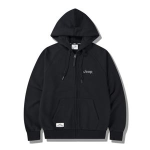 [지프]남녀공용 클래식핏 스몰 로고 후드집업 JP3TZU002