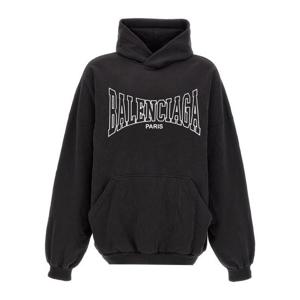 발렌시아가 후드 티셔츠 803265TRVH68190 DOM