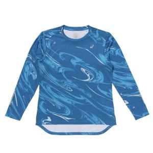 아식스 롱 슬리브 2012C782.403 리본 블루