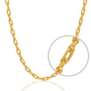 여자 순금 목걸이 18.75g [도트 체인]