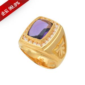 순금 반지 18.75g 24k [자수정]