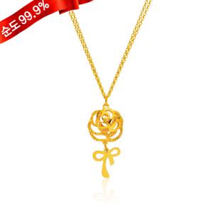 여자 순금 목걸이 3.75g 24K [샤인로즈]