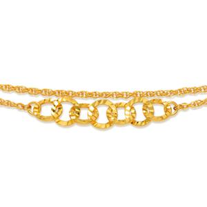 여자 순금 팔찌 11.25g [컷팅 링체인]