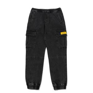 [빈트릴]공용 카고 조거 데님 팬츠-BA241PT052