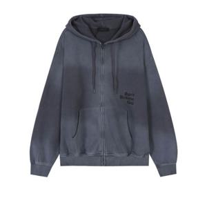 [버커루]남자 3단 쭈리 오버핏 빈티지 자수로고 후드 집업(B251TJ325P)