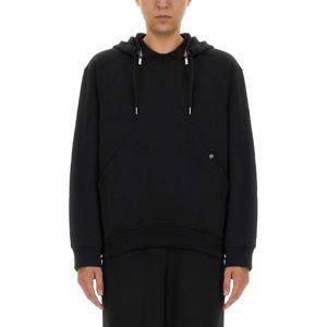 헬무트랭 후드 강가루 포켓 리브드 커프스 후드티셔츠 O06HM502