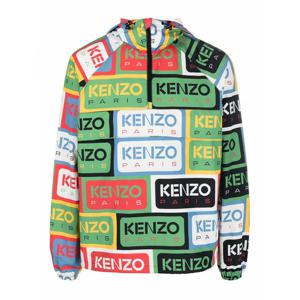 [KENZO] 라프리마 남성 캐주얼 자켓 Labeled 하프지퍼 윈드브레이커 위드 후디 FD55BL0539NGMU 레드 /8