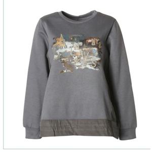 [엠씨]기모라운드티셔츠C44T017