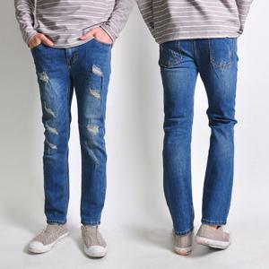 JB7308 스판소재 라이트 데미지 워싱 남자청바지 빅사이즈 ~38까지