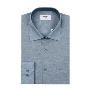 [레노마(셔츠)]트윌 린넨 혼방 슬럽 긴소매 일반핏 ROSSG0-031-GE