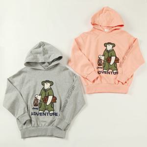 [지프키즈]베어 아플리케 셋업 후드티  KP1THU021