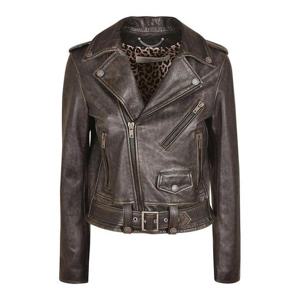 골든구스 가죽 자켓 GWP00848P00064790100 Black