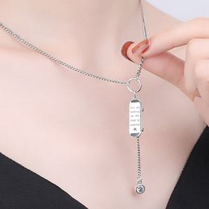 실버925 순은목걸이 스케이트보드목걸이N330