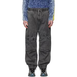 25 FW 디젤 남성 그레이 비크 카고 팬츠 251001M188002