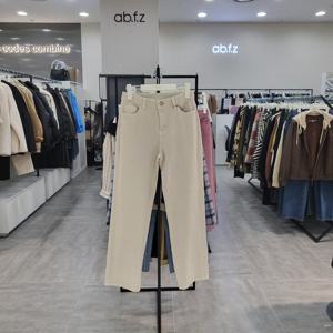 [ab.f.z]AFZ1QP31/허리 안밴딩 일자핏 스판 면팬츠_IC