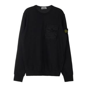 [스톤아일랜드 키즈] 남아 와펜 패치 맨투맨 티셔츠 781660240 V0029 (6-8)