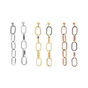 볼 팔각 5 롱 드롭 써지컬 귀걸이 eps6652