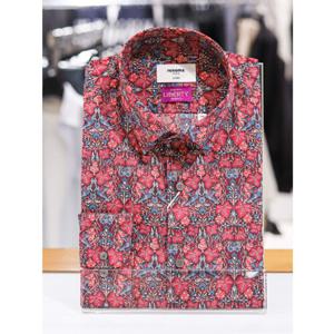 [레노마(셔츠)]레노마 리버티 버디프린트 일반핏 긴소매셔츠(R512F1032P)