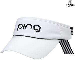 [핑골프][양말증정]여성 뒷리본 썬바이저 121E1CP051_WH