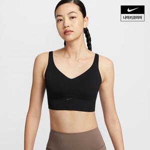 [나이키] 엘레이트 미디엄 서포트 여성 롱라인 패드 스포츠 브라 FQ7384-010