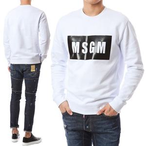 MSGM 엠보스퀘어로고패치 맨투맨/2940MM163 207599 01