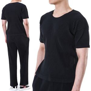 옴므플리쎄 베이직 플리츠 반팔 티셔츠/HP47 JK420 15