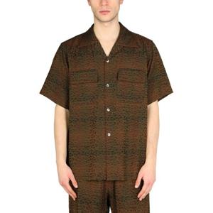 니들스 애니멀리어 프린트 볼링 칼라 셔츠 KP100 BLEOPARD