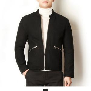 [리빌모아]겨울 남자  슬림핏 울 모직 지퍼 자켓 KSM-JKW-SA0218