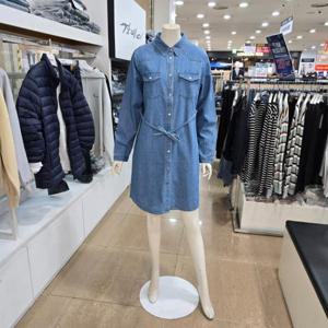 잠뱅이 동백01 여성 난스판 셔츠형 원피스 AP1DDE270