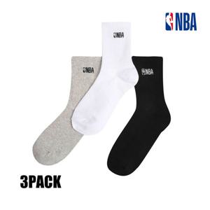 [엔비에이]남녀공용 3컬러 미드삭스 3PACK 중목양말 N255AO231P