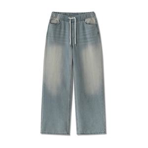 [엠엔씨][MNC] 샌드워싱 와이드핏 밴딩청바지 (MDIP792JM)