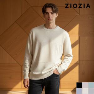 긴팔 가슴 블록 스웨터 (AED1ER1102)