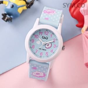 큐앤큐 V22A-002VY 학습에 좋은 도너츠 캐릭터 어린이 아동 우레