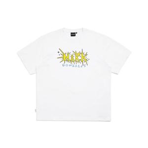[마크곤잘레스] 사인로고 썬더 그래픽 반팔 티셔츠 - WHITE